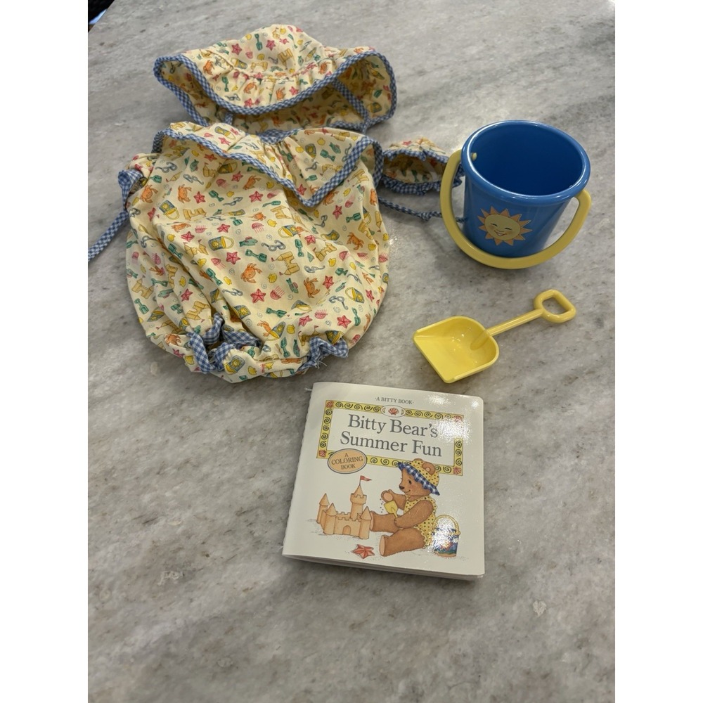 American Girl Doll Retired Bitty Baby Beach Set Pleasant Company  Incomplete